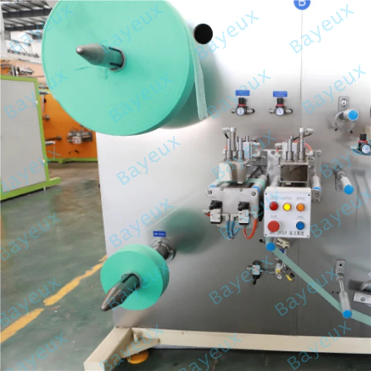 Full Servo I Shape Baby Diaper Machine